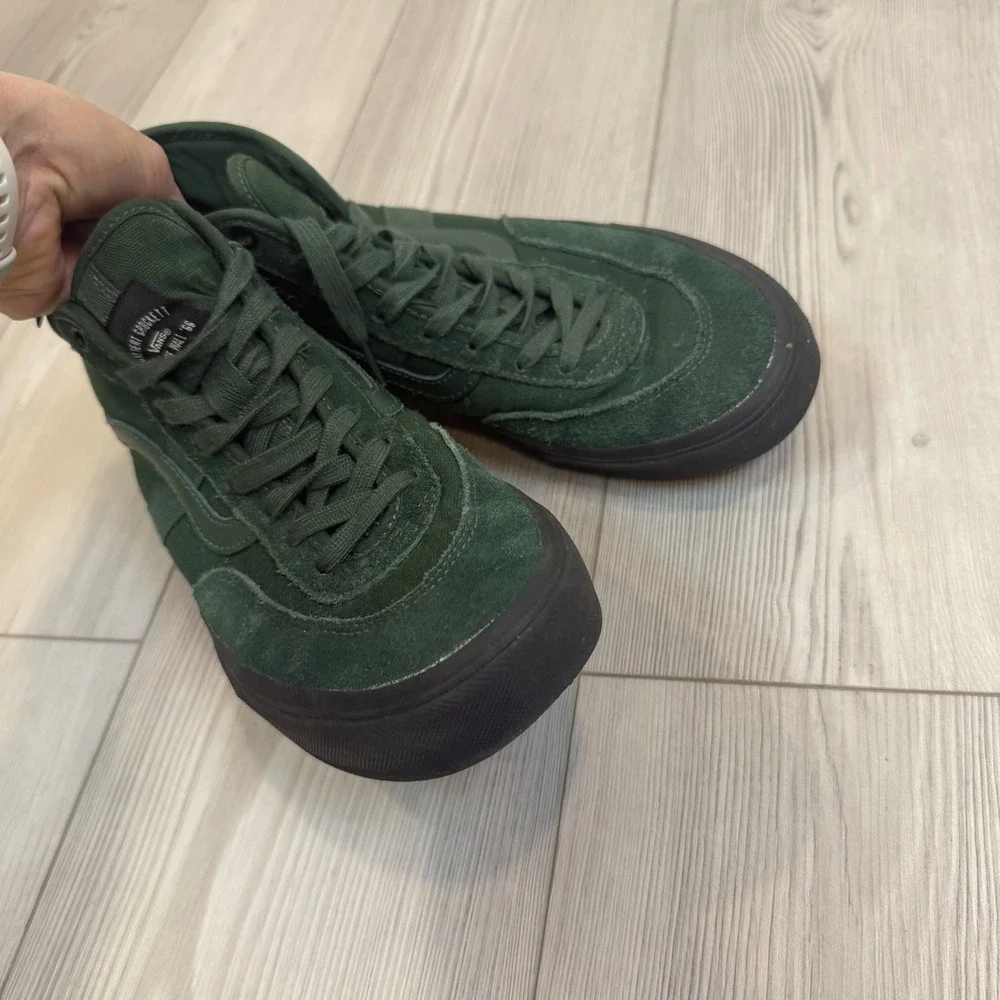 Vans Gilbert‎ Crockett Pro Shoes Men 7 / Women's 8.5 US Hunter Green High Top